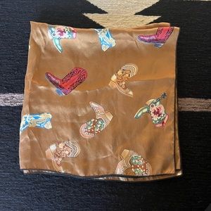 Cowboy boot wild rag